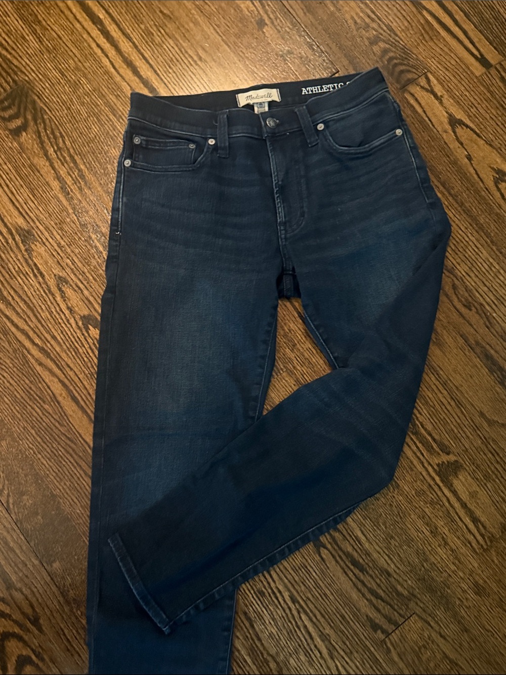 Madewell Men's Slim Straight Jeans in Dark Blue 30W x 28L